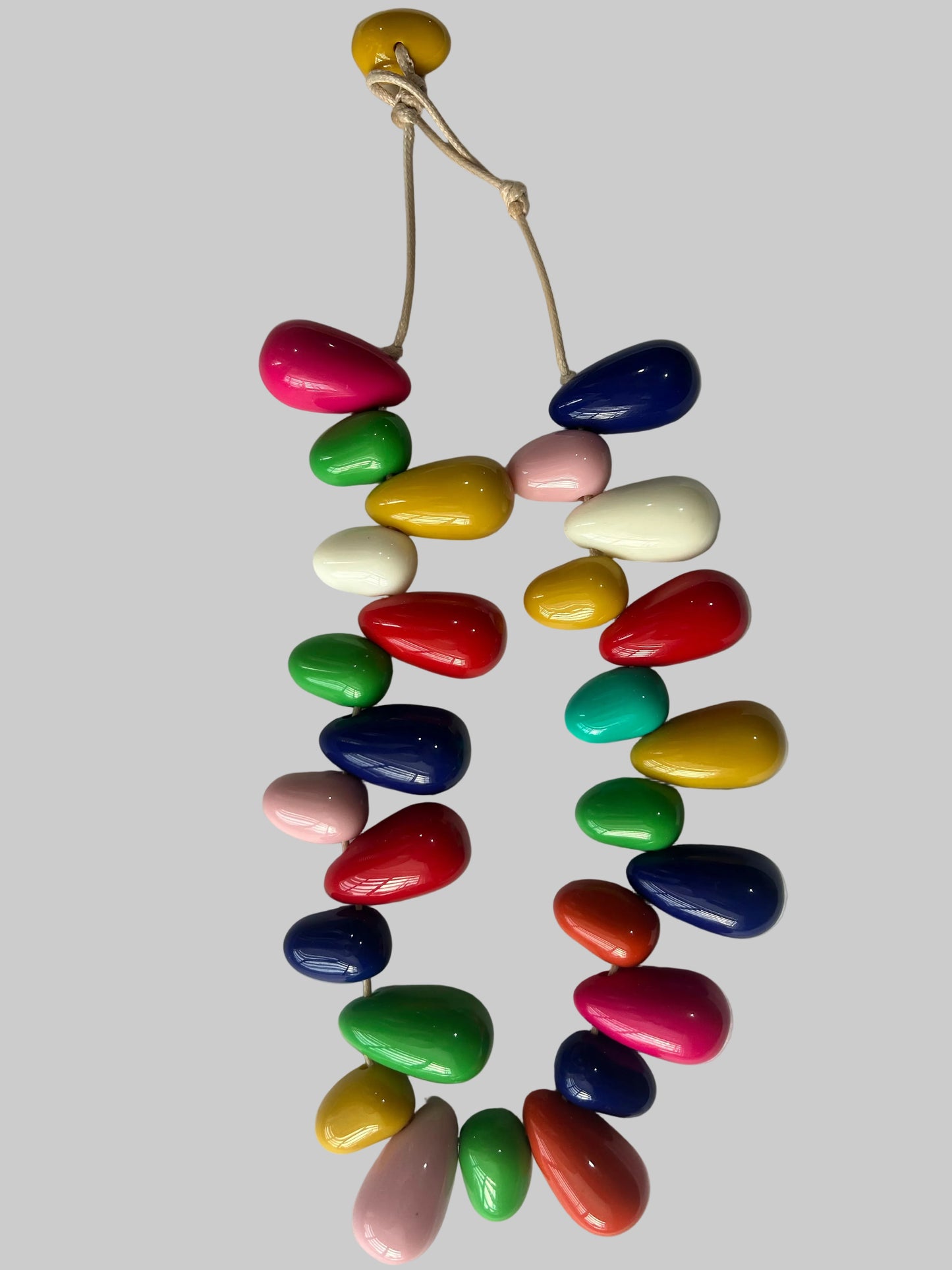 Chunky Ball & Stone Statement Necklace
