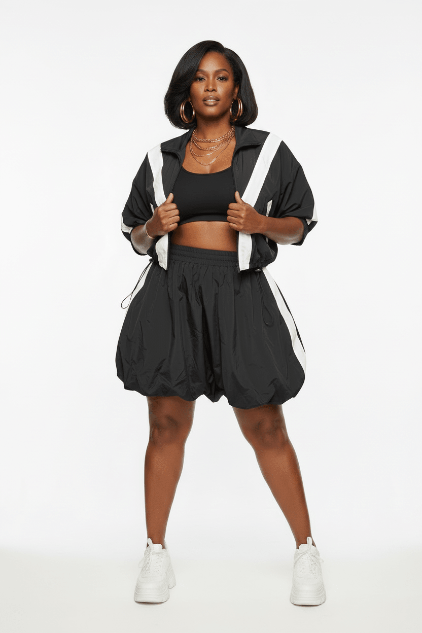 Balloon Skirt Set - House of FaSHUN by Shun Melson