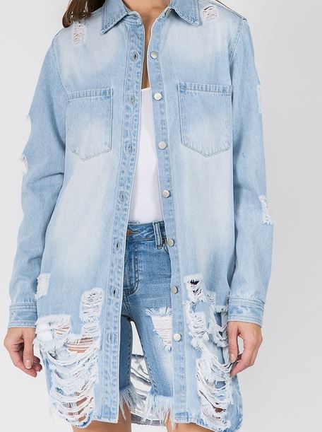 Denim Shackets - House of FaSHUN by Shun Melson