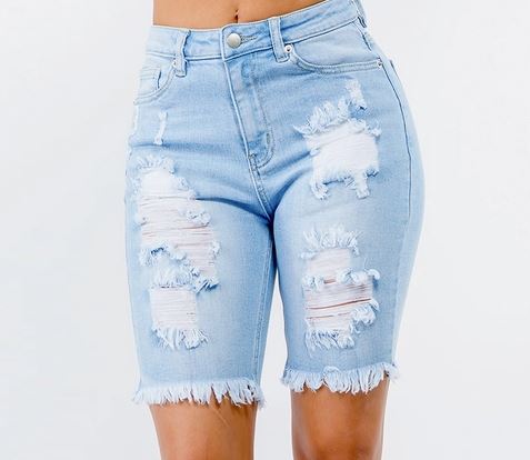 Denim Shorts - House of FaSHUN by Shun Melson
