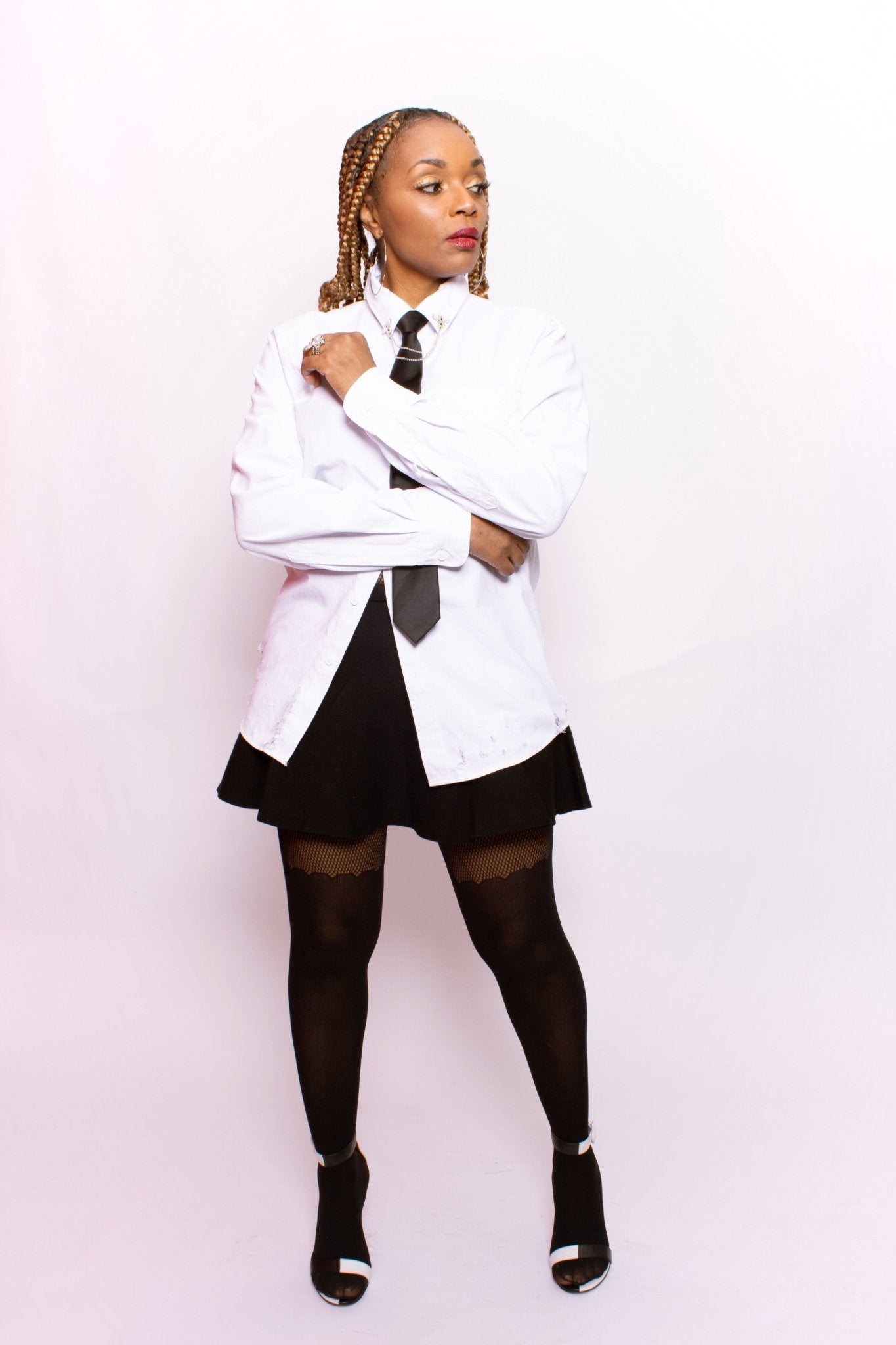 Full Button Down/Distressed - House of FaSHUN by Shun Melson
