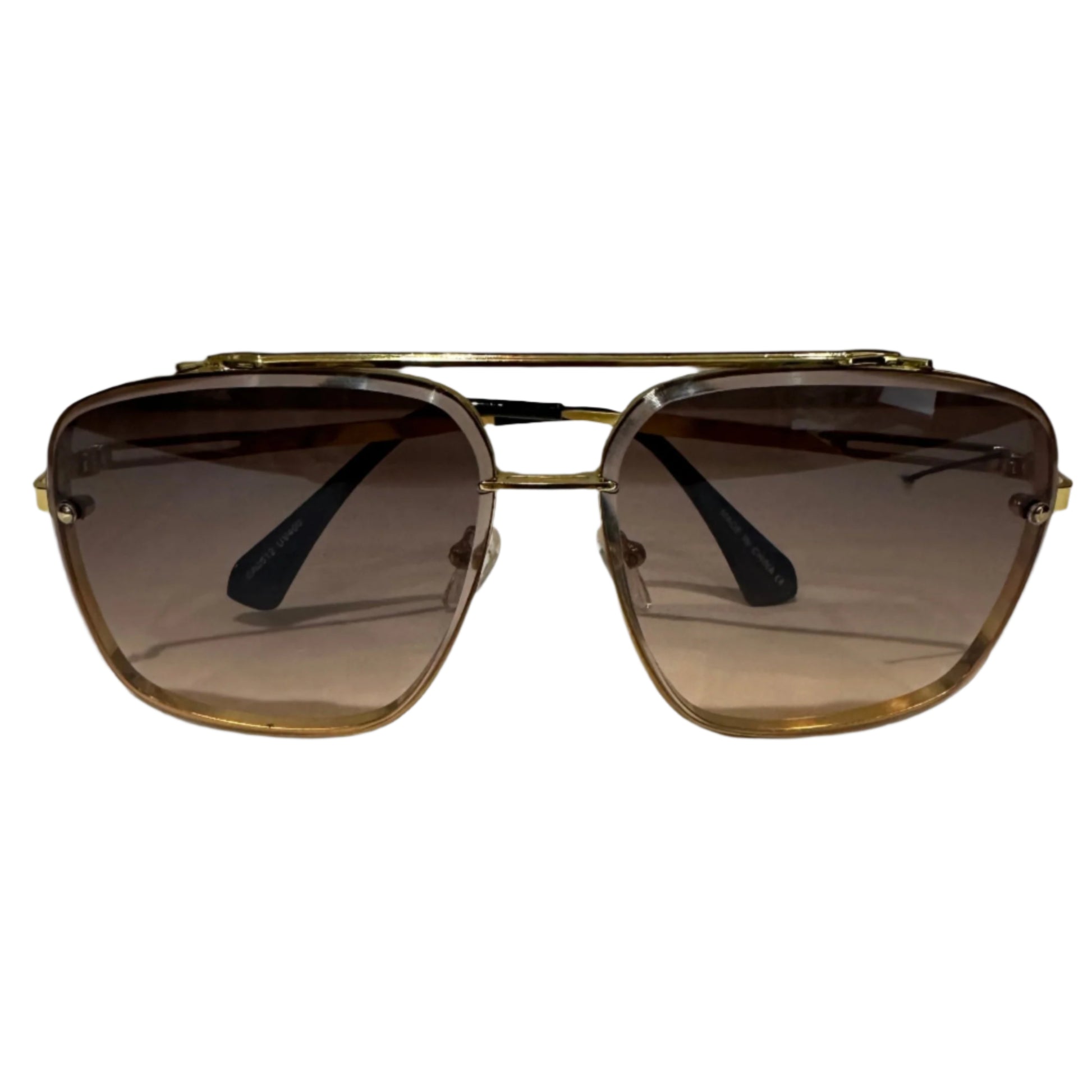 Heavy Gold Trim Sunglasses - House of FaSHUN by Shun Melson
