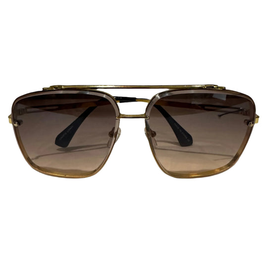 Heavy Gold Trim Sunglasses - House of FaSHUN by Shun Melson