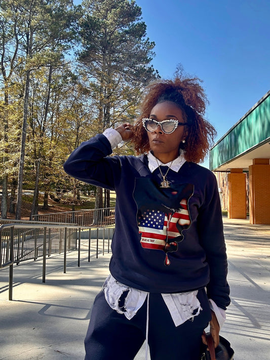 In God We Trust Sweatshirt/Tee - House of FaSHUN by Shun Melson