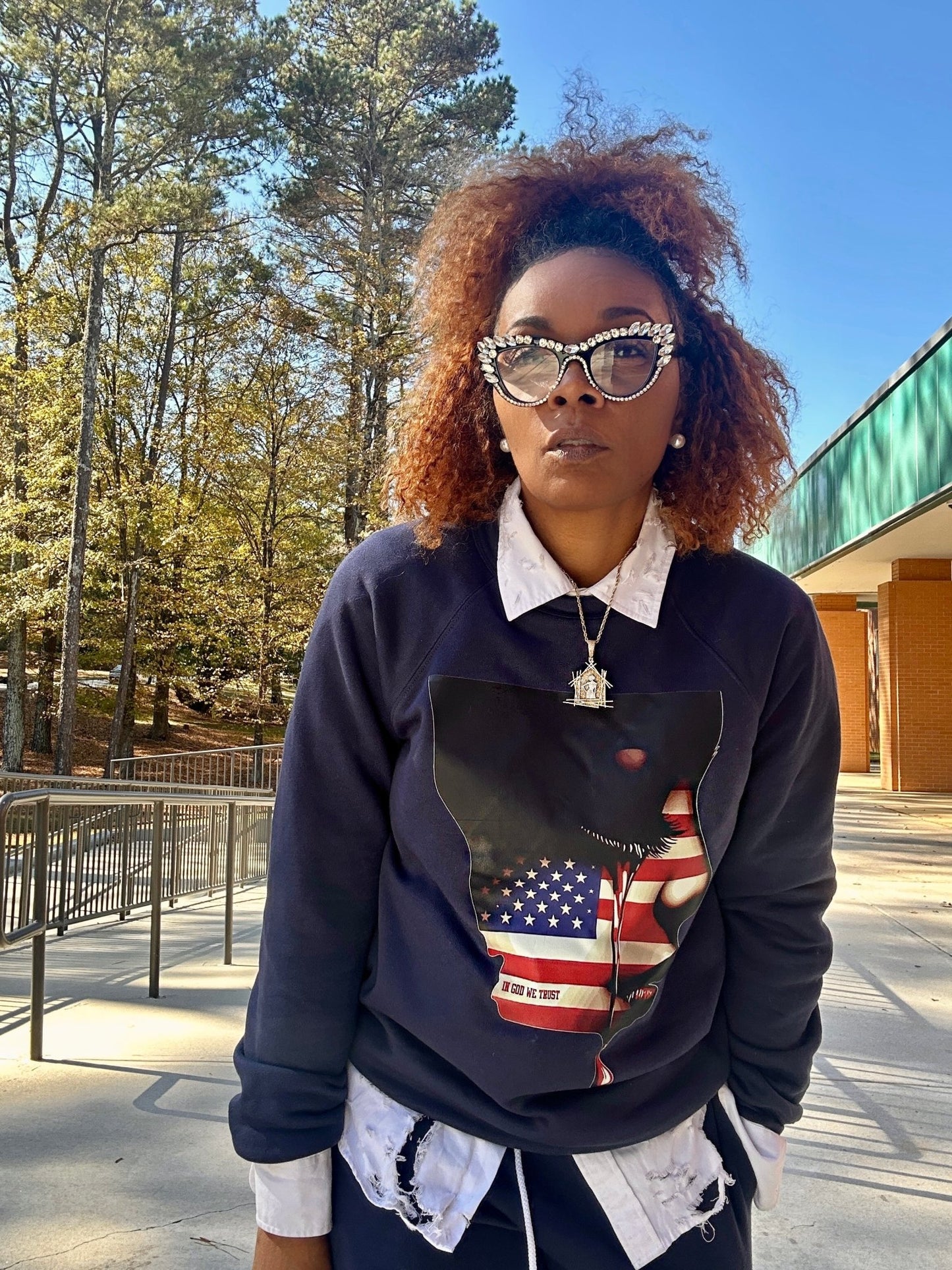 In God We Trust Sweatshirt/Tee - House of FaSHUN by Shun Melson