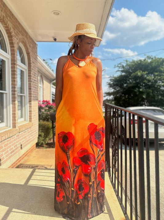 In The Garden Maxi Dress SALE - House of FaSHUN by Shun Melson