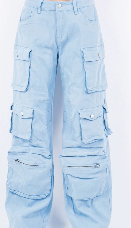 Multi Pockets Cargo Pants - House of FaSHUN by Shun Melson
