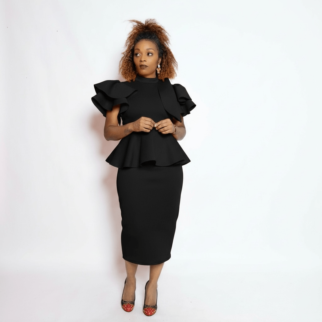Neoprene Skirt Set - House of FaSHUN by Shun Melson