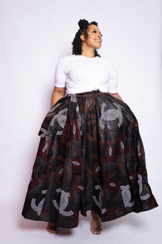 OSFA Maxi Skirt SALE FINALE (Buy 2 Skirts Get $5 Off The 2nd Skirt) - House of FaSHUN by Shun Melson