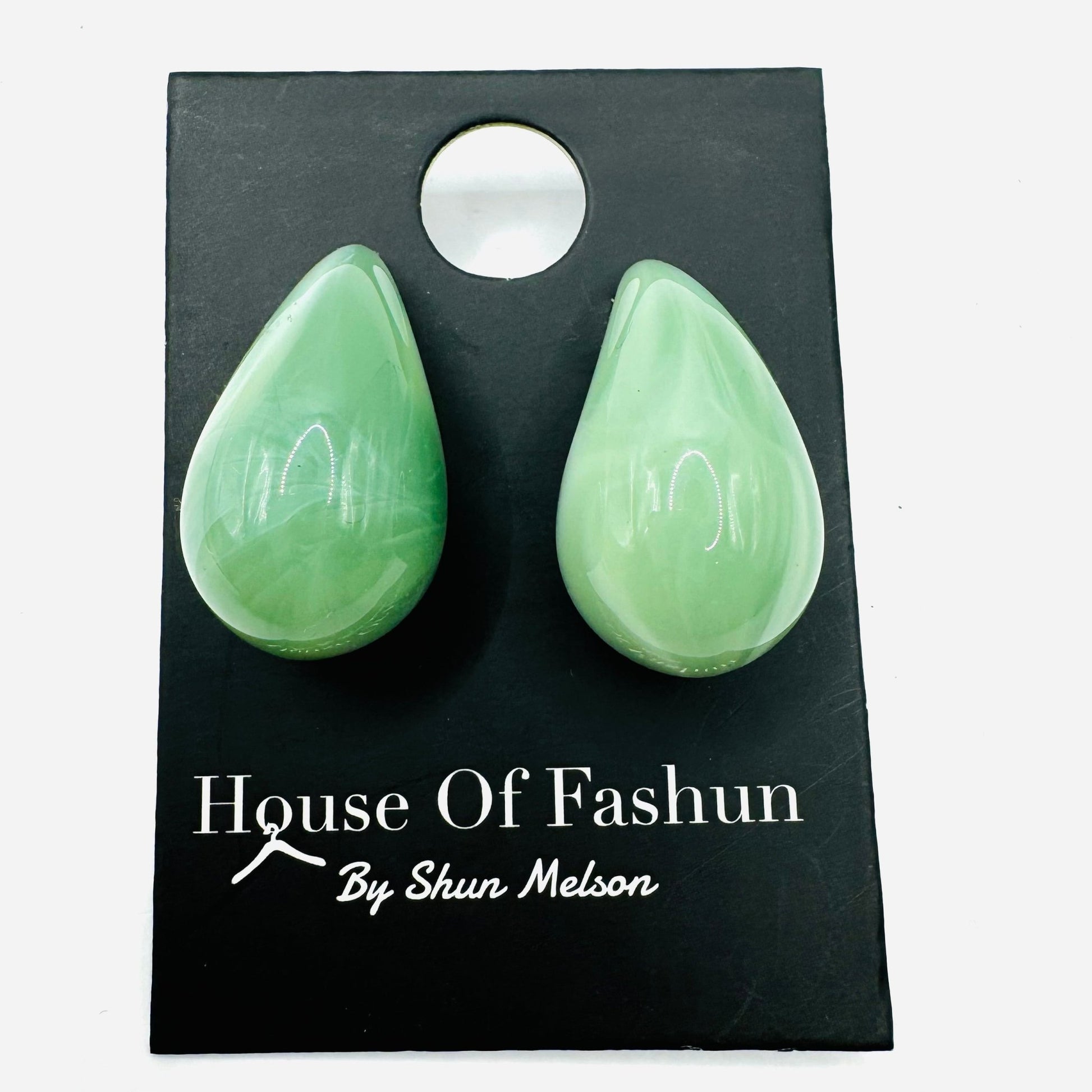 Tega Tear Drop Earrings - House of FaSHUN by Shun Melson