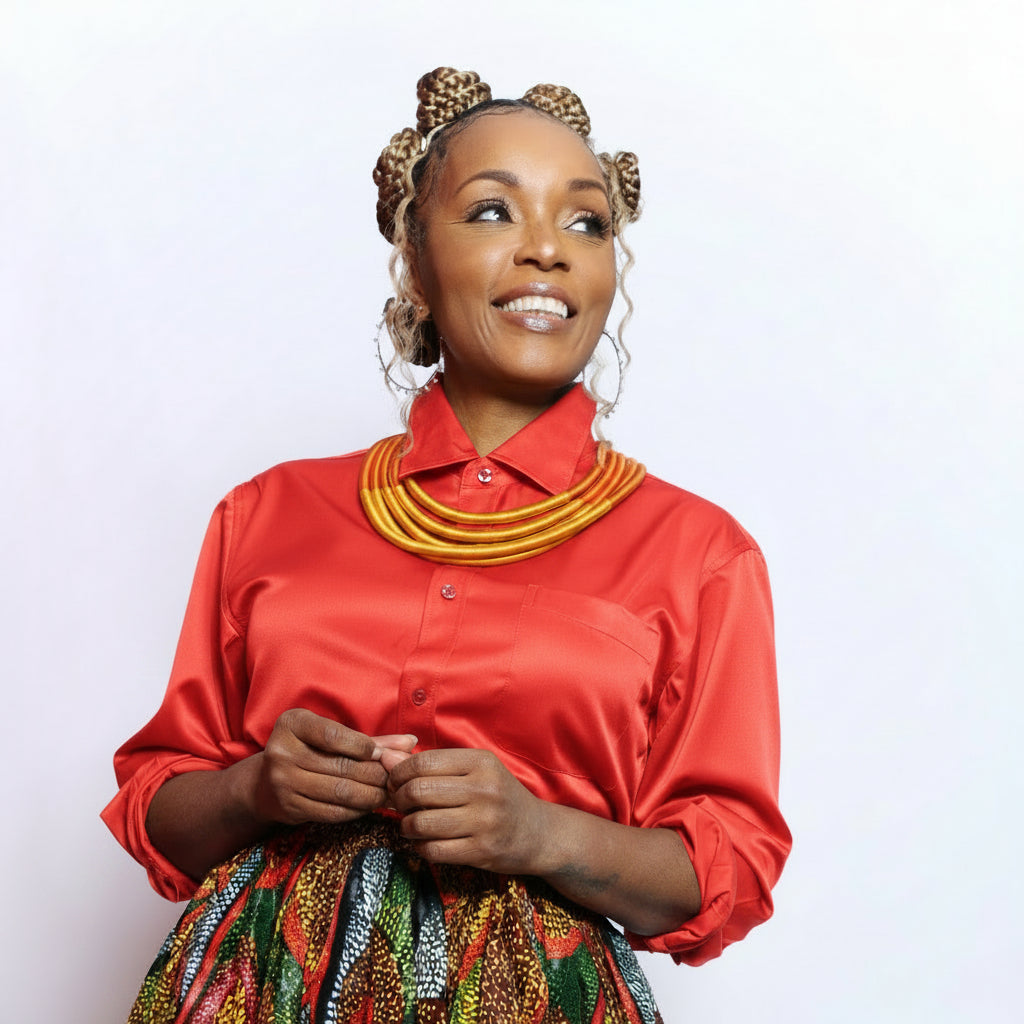The Classy Clean Button Down Blouse - House of FaSHUN by Shun Melson
