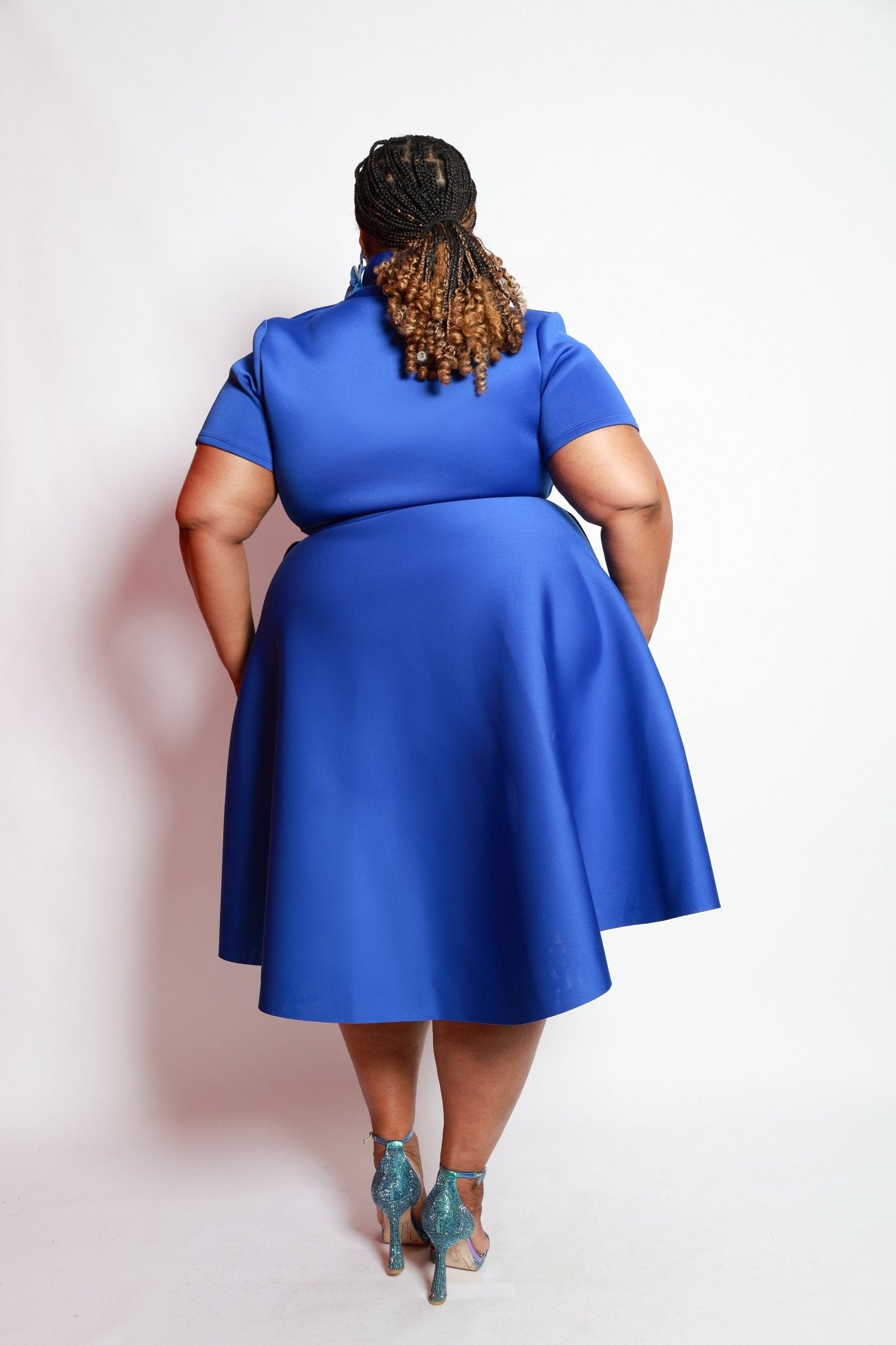 The New Neoprene Wrap Front Dress - House of FaSHUN by Shun Melson