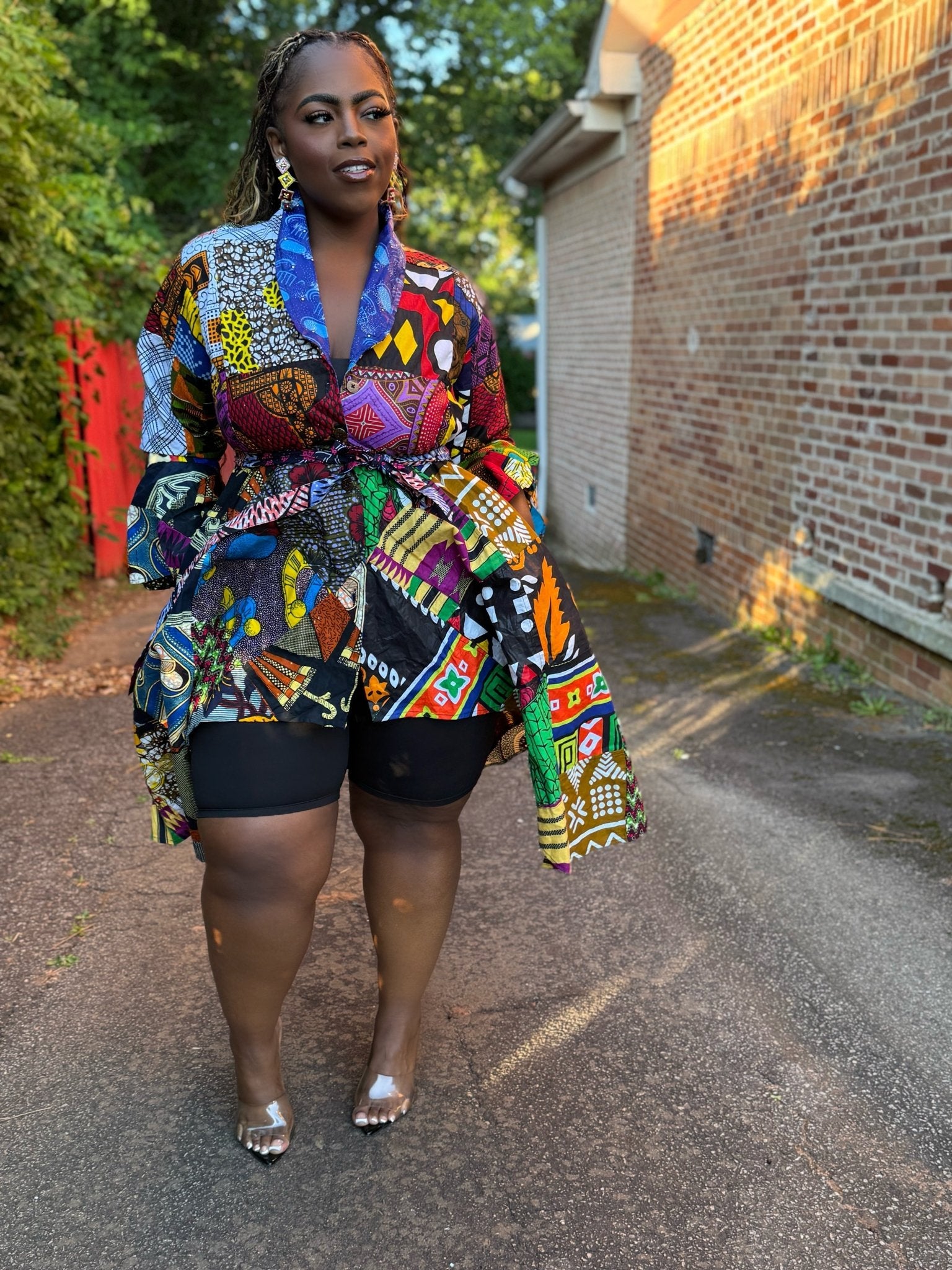 The Patchwork Hi Lo Jacket - House of FaSHUN by Shun Melson
