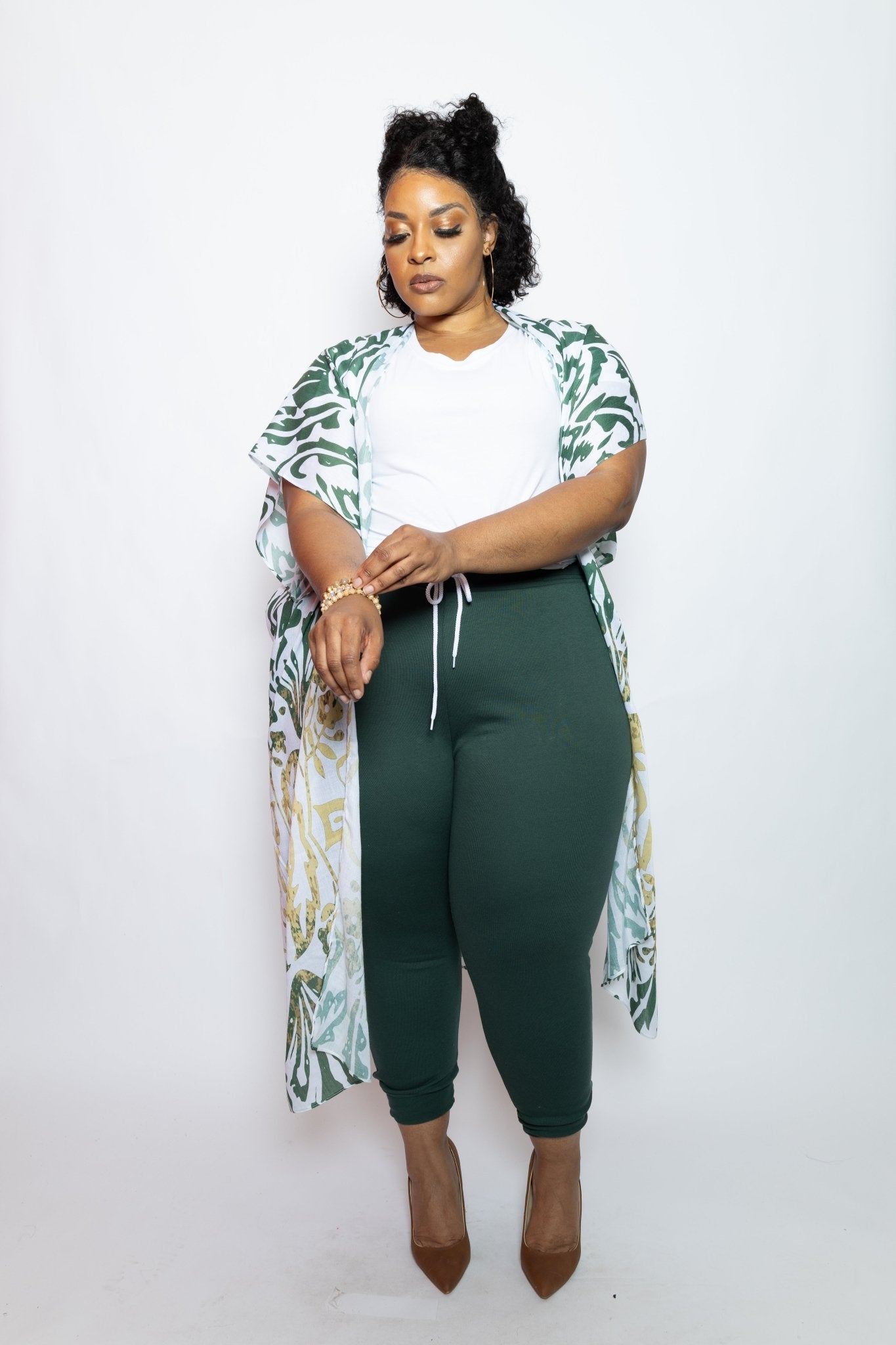 White String Jogger - House of FaSHUN by Shun Melson