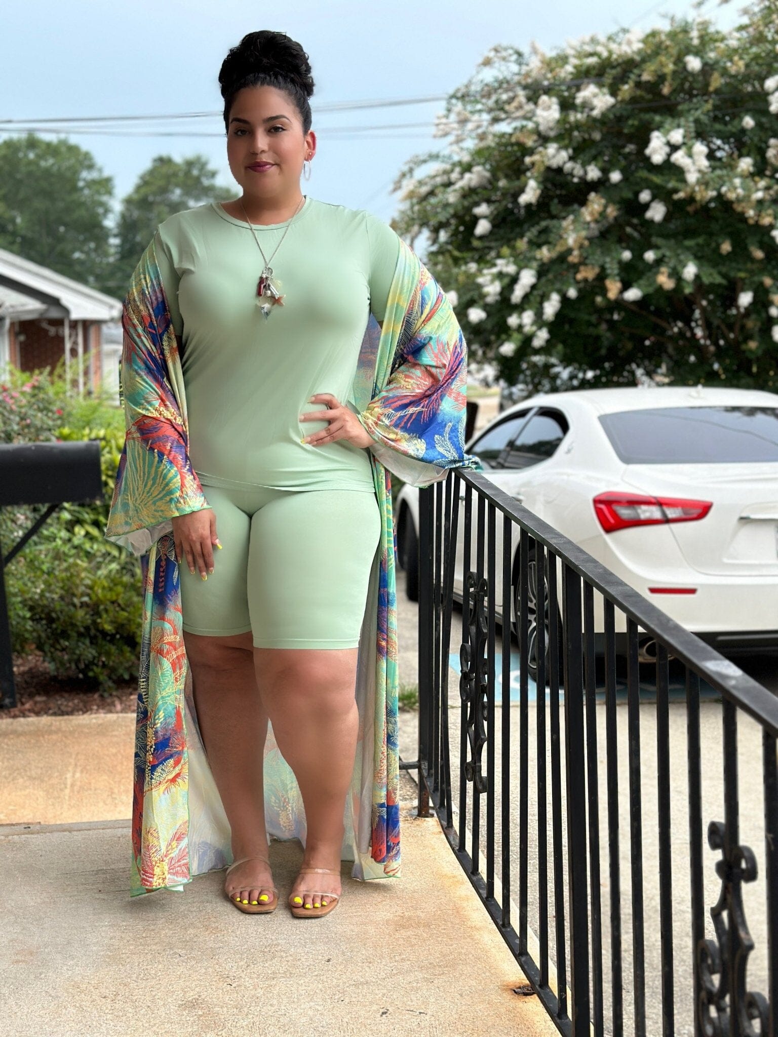 2 Piece Solid Color Short Set 2 Piece Set Shun Melson