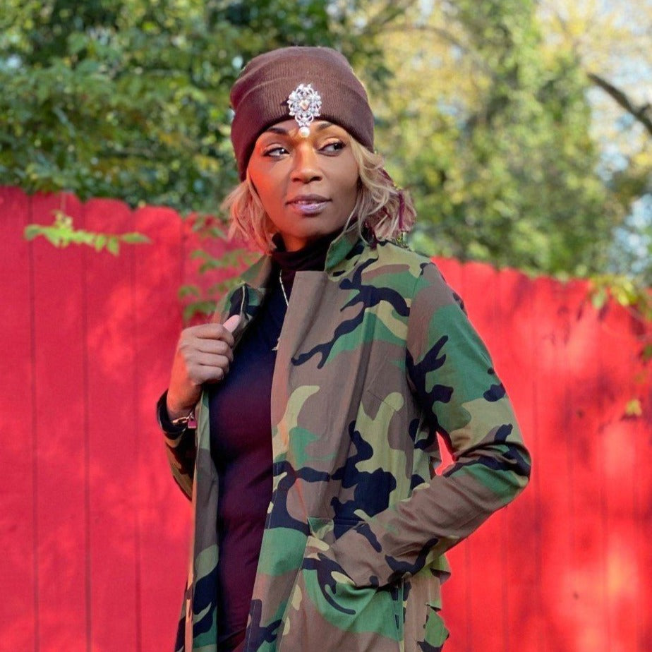 Broached Skullies Hats Shun Melson OSFA Brown