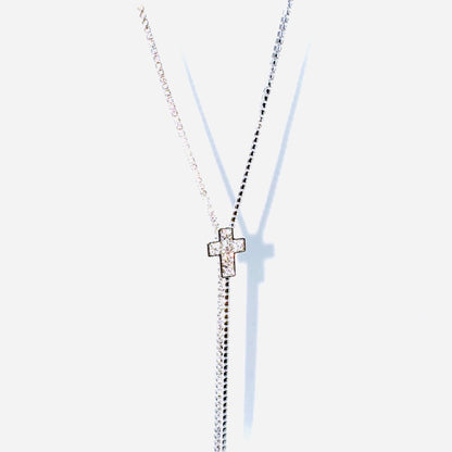 Long Rhinestone Slider Necklaces - House of FaSHUN by Shun Melson