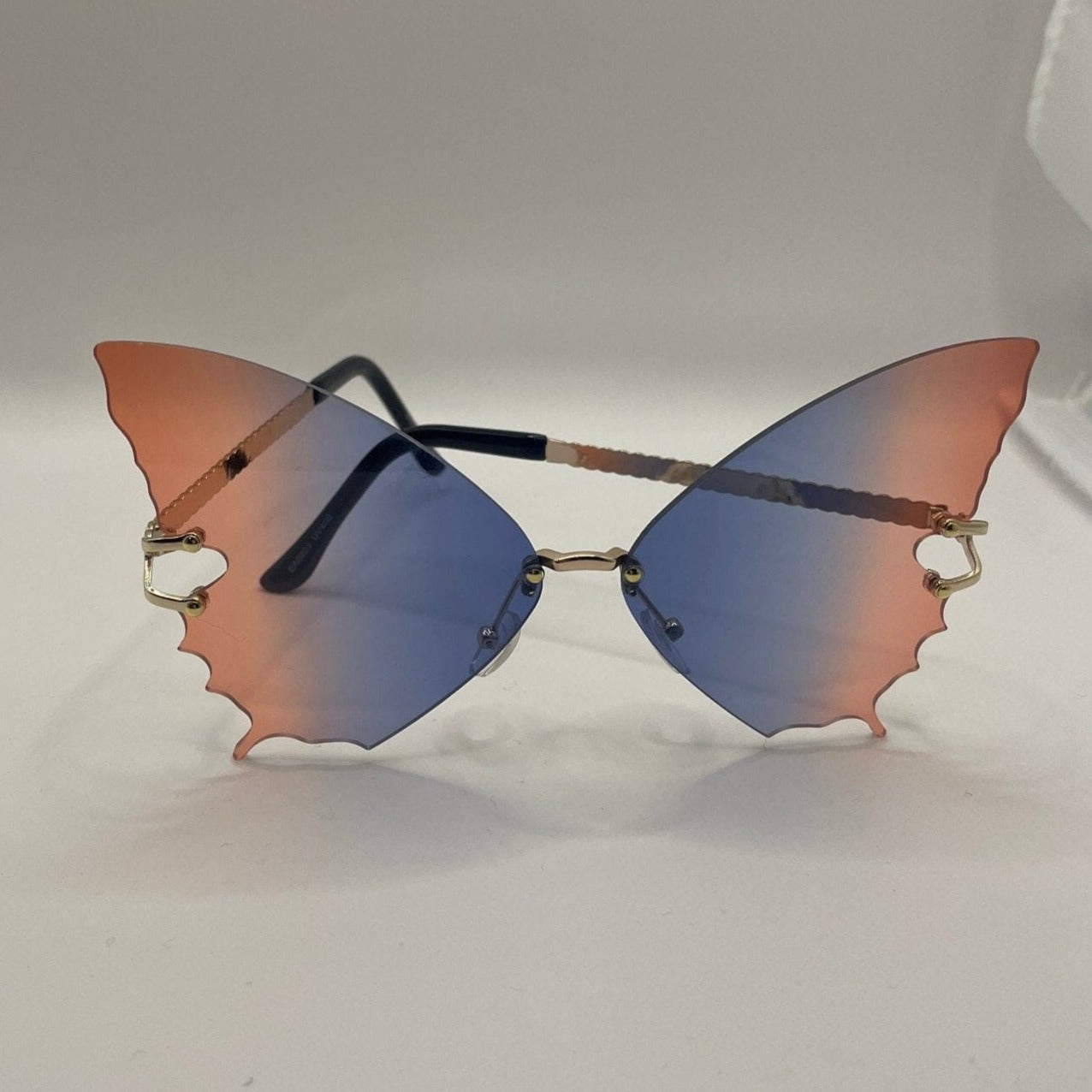Ombre Frames Eyewear House of FaSHUN by Shun Melson Butterfly Blue/Orange