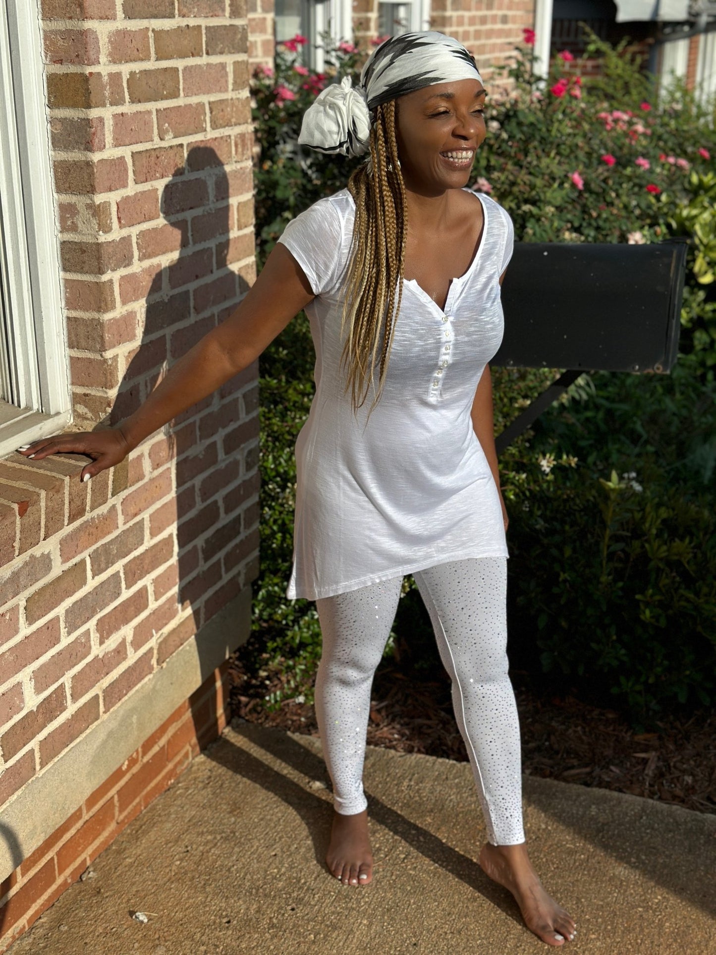 Rhinestone Leggings - House of FaSHUN by Shun Melson
