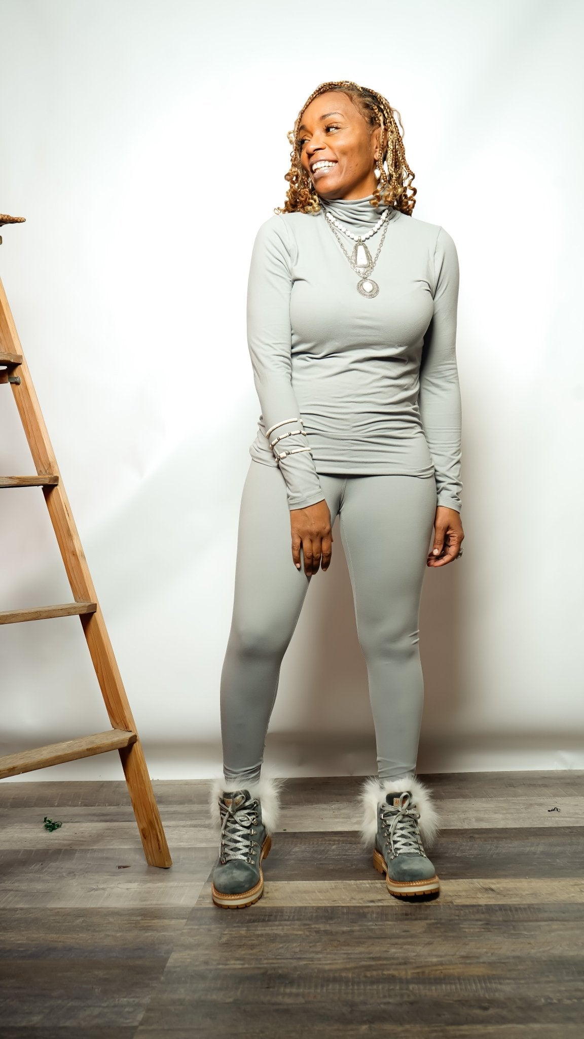 Women's Turtleneck Set 2023 - House of FaSHUN by Shun Melson