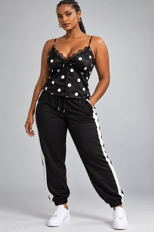 Black Polka Dot Cami