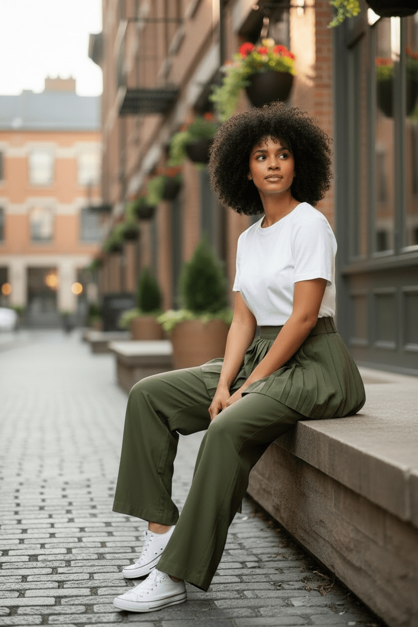 2 Piece Apron Pants - House of FaSHUN by Shun Melson