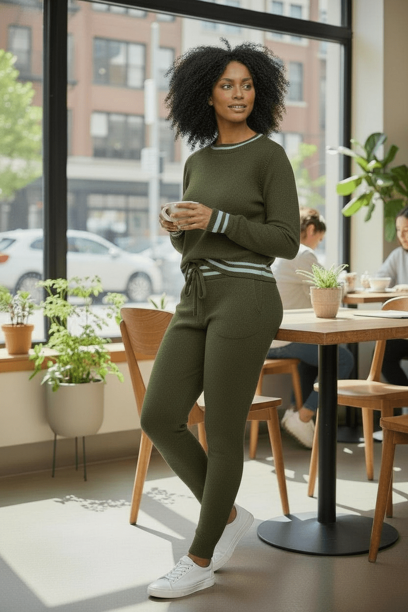 2 Piece Knit Set - House of FaSHUN by Shun Melson