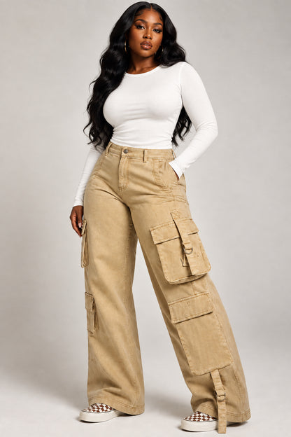 Khaki Cargo Pants