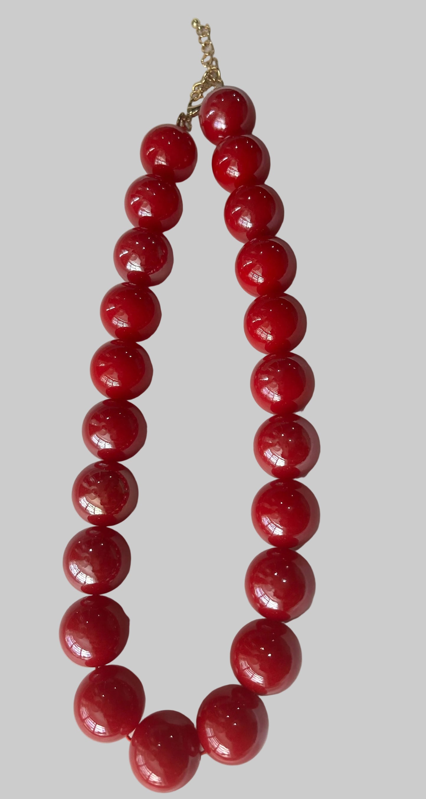 Chunky Ball & Stone Statement Necklace