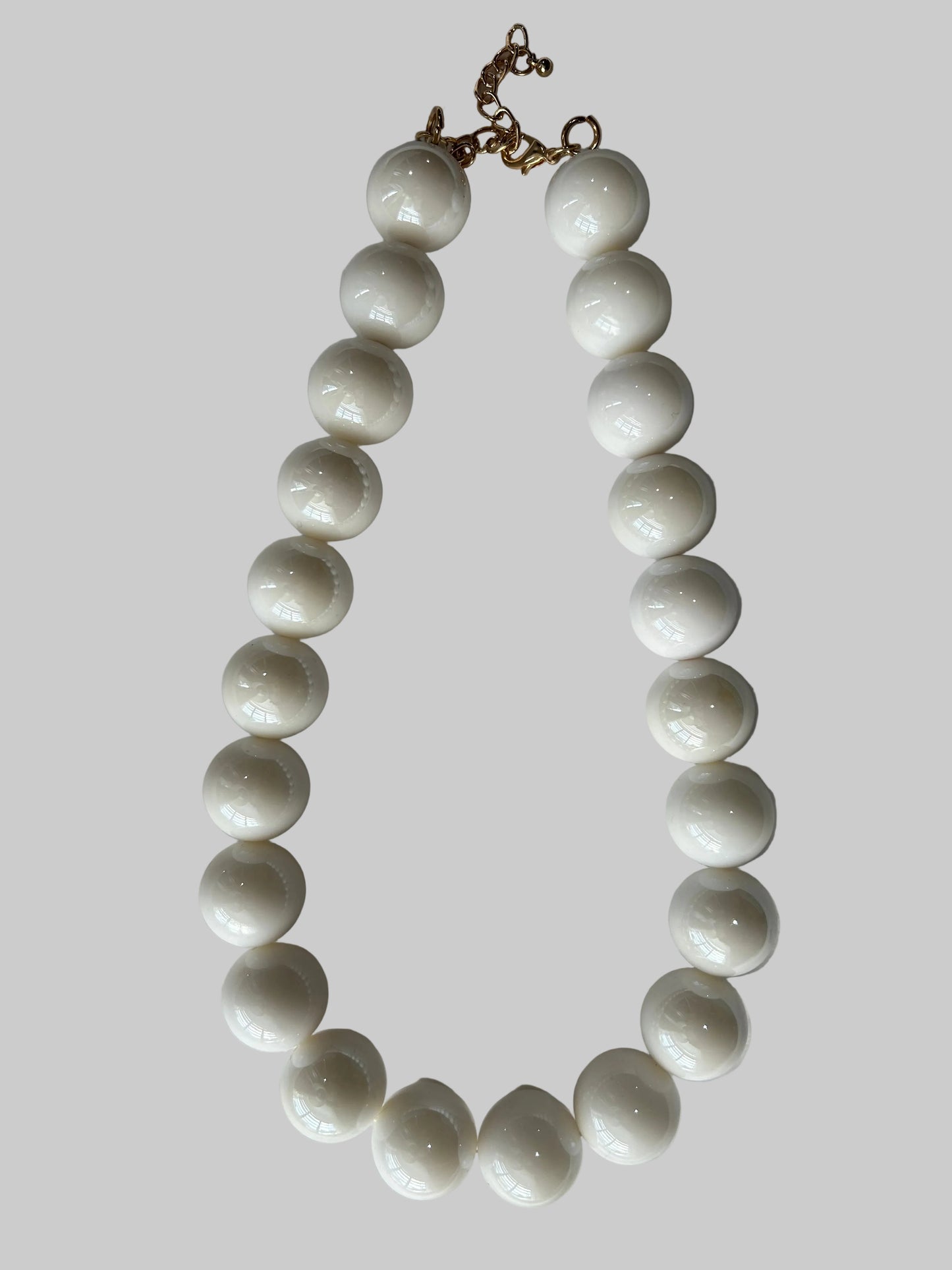 Chunky Ball & Stone Statement Necklace