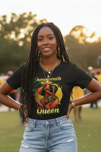 Afro Queen Tee - House of FaSHUN by Shun Melson