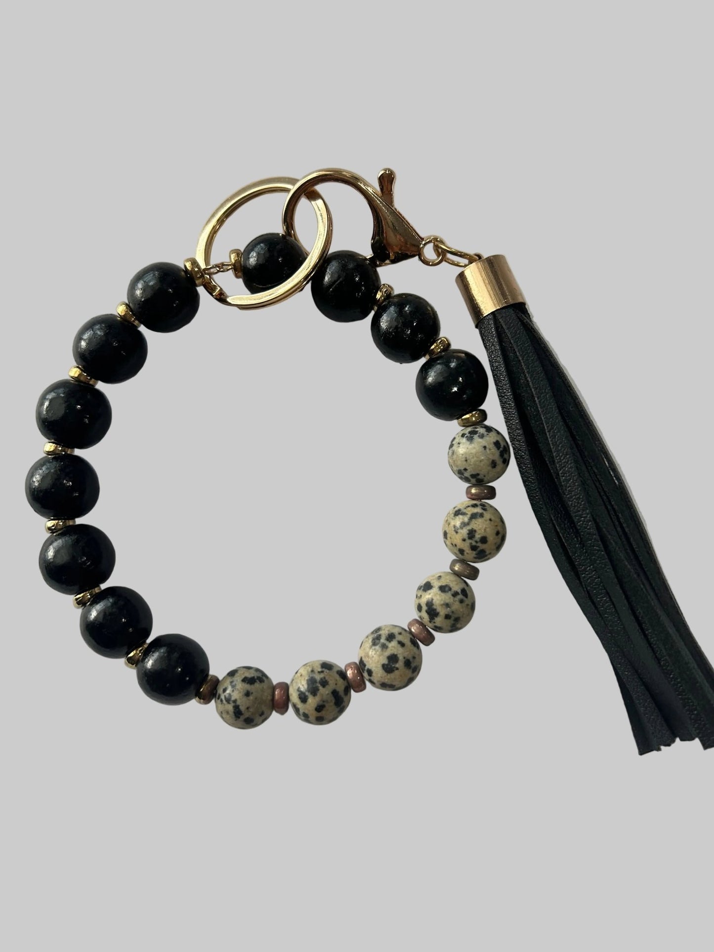 Beaded Wristlet Keychain Bracelet - House of FaSHUN by Shun Melson