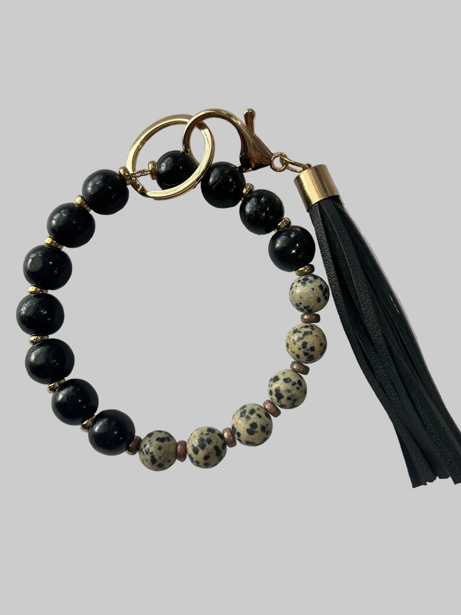 Beaded Wristlet Keychain Bracelet - House of FaSHUN by Shun Melson