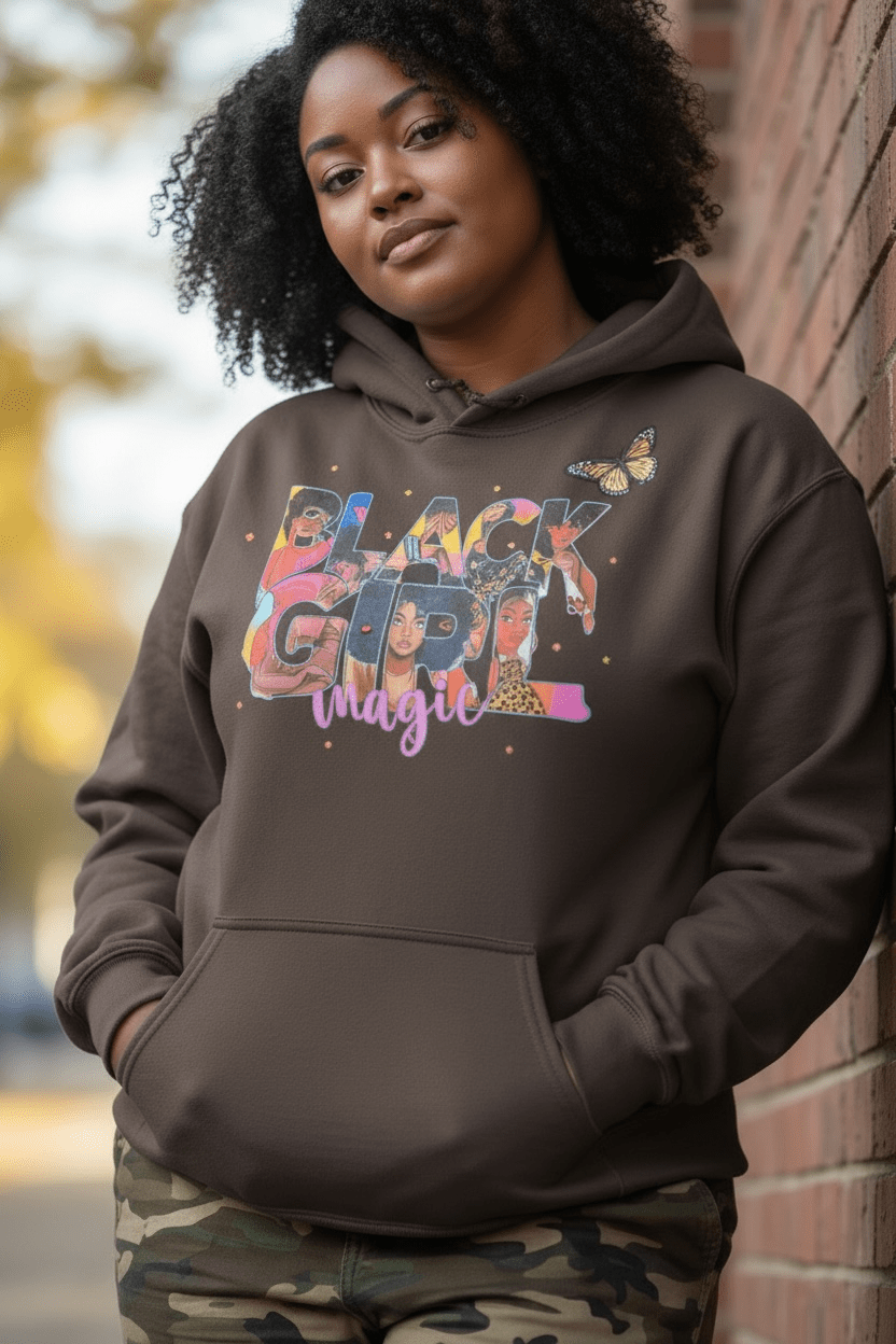 Black Girl Majic Hoodie - House of FaSHUN by Shun Melson