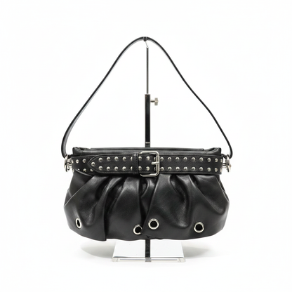 Black Studded Crossbody