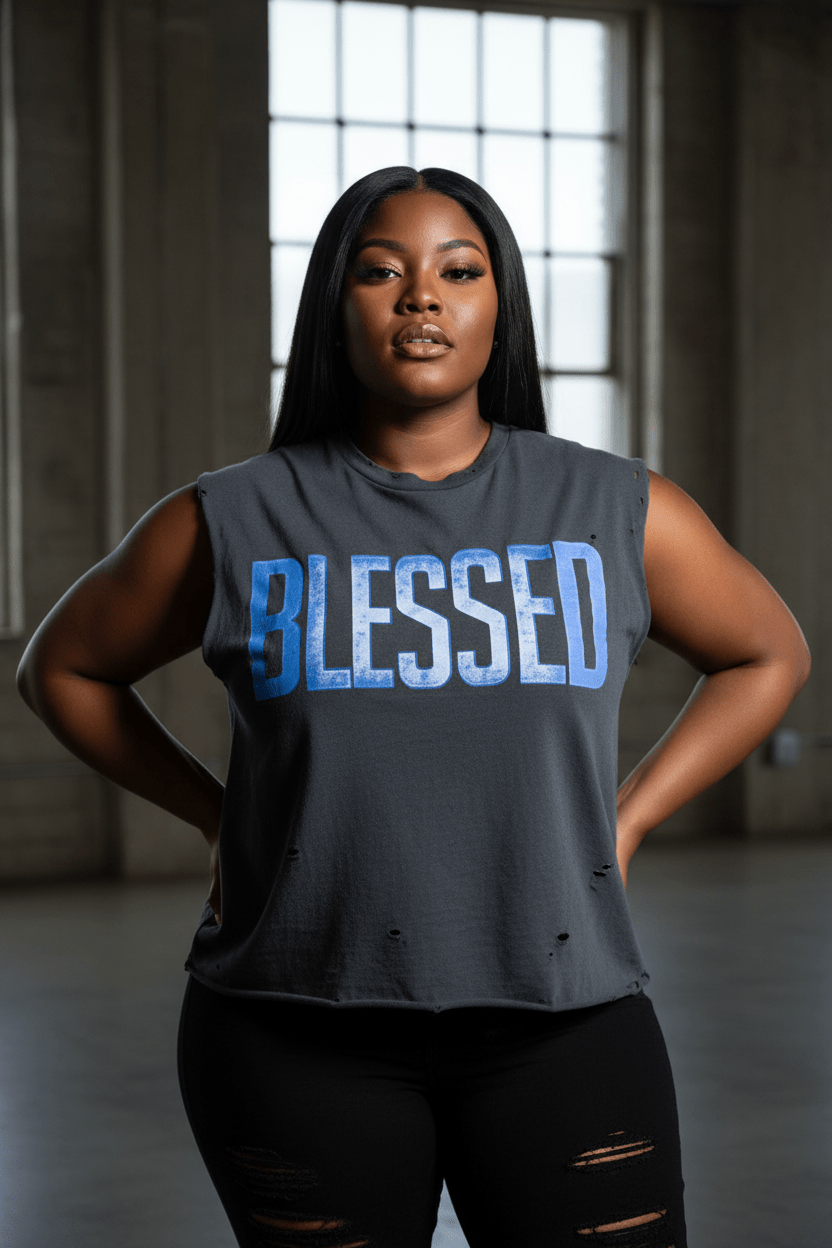 BLESSED Tee - House of FaSHUN by Shun Melson