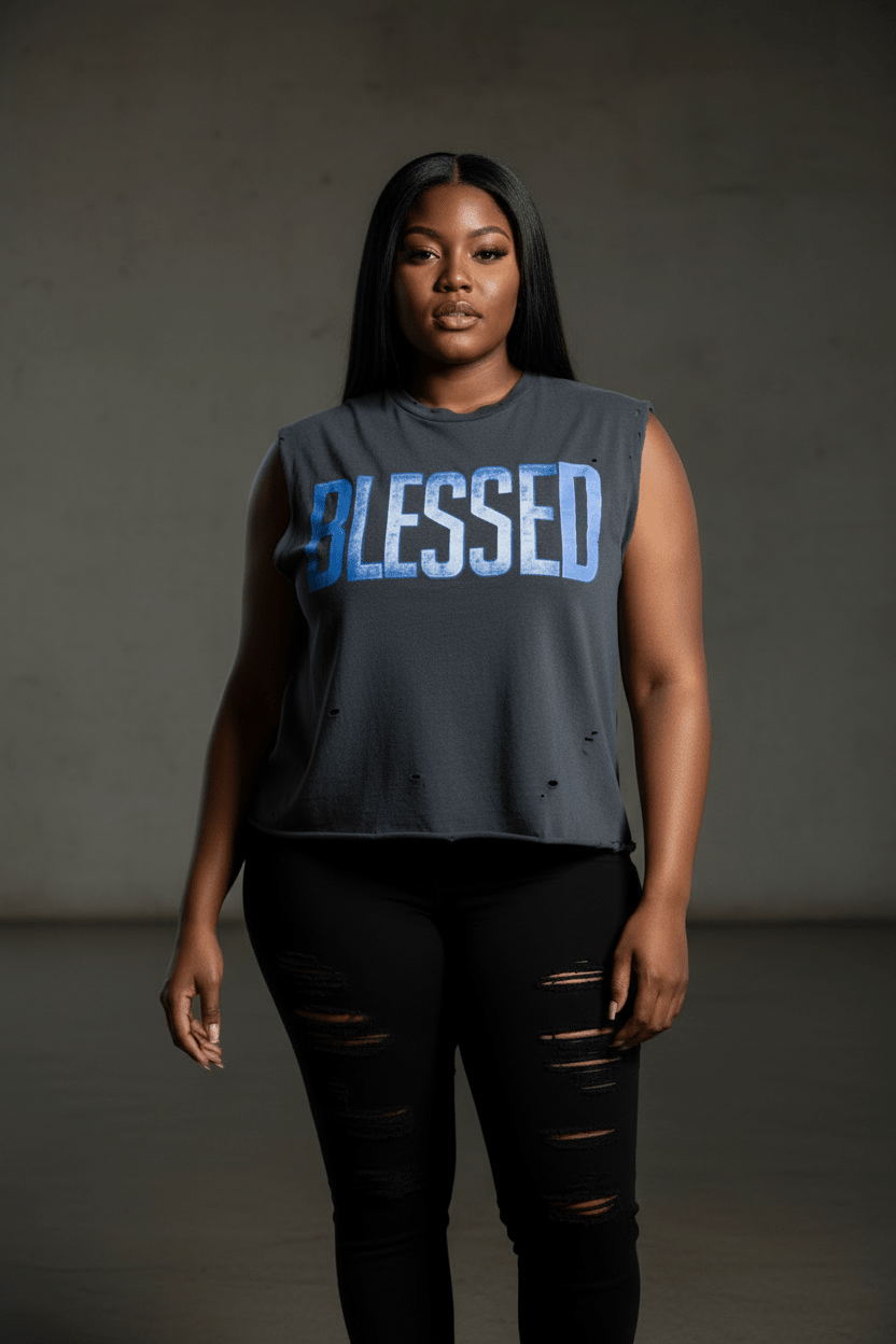 BLESSED Tee - House of FaSHUN by Shun Melson