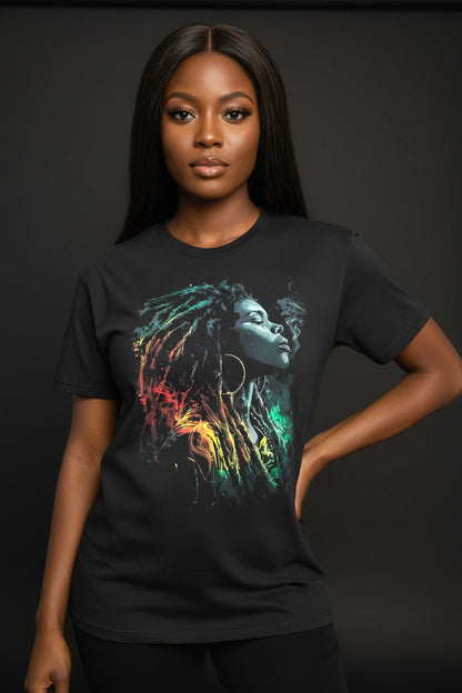 Blowing Smoke Locs Tee - House of FaSHUN by Shun Melson
