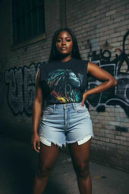 Blowing Smoke Locs Tee - House of FaSHUN by Shun Melson