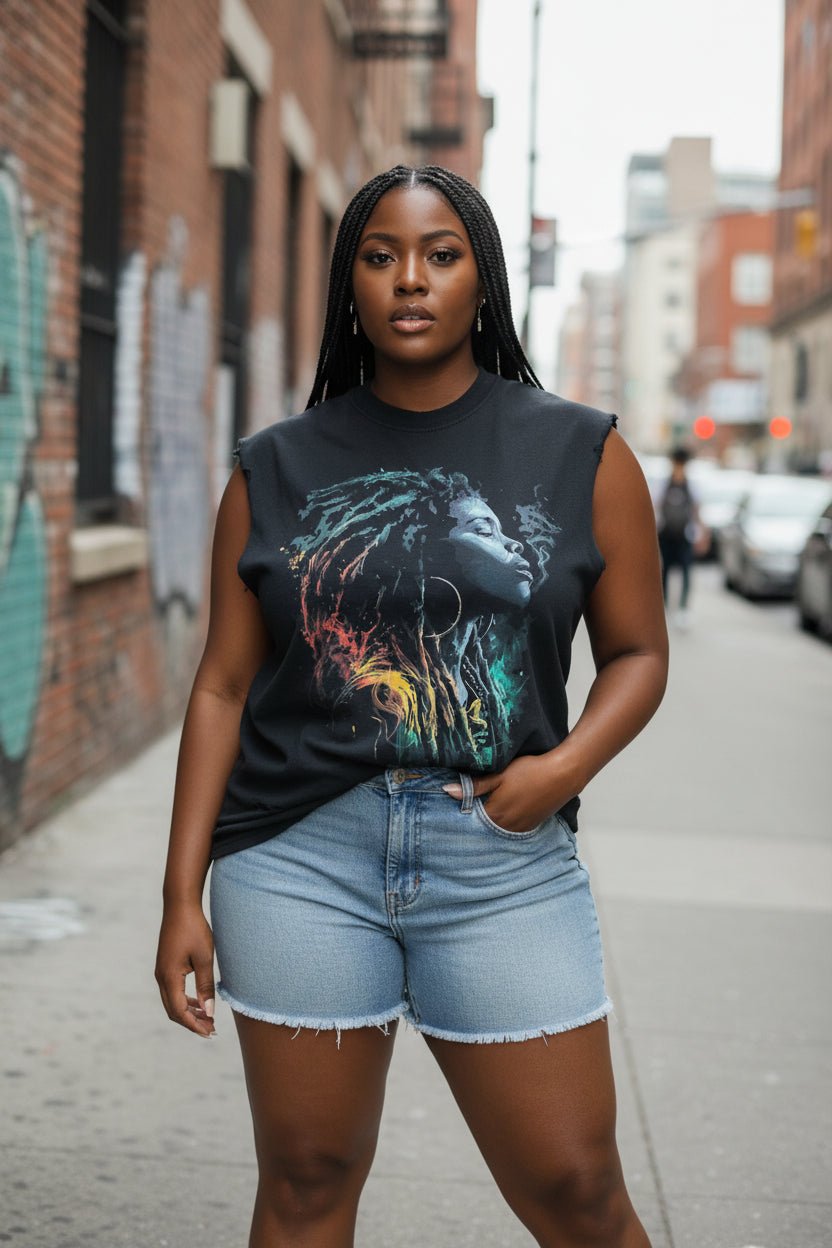 Blowing Smoke Locs Tee - House of FaSHUN by Shun Melson