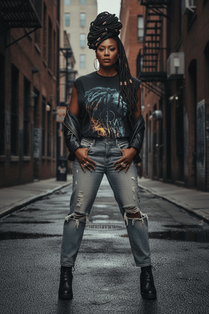 Blowing Smoke Locs Tee - House of FaSHUN by Shun Melson