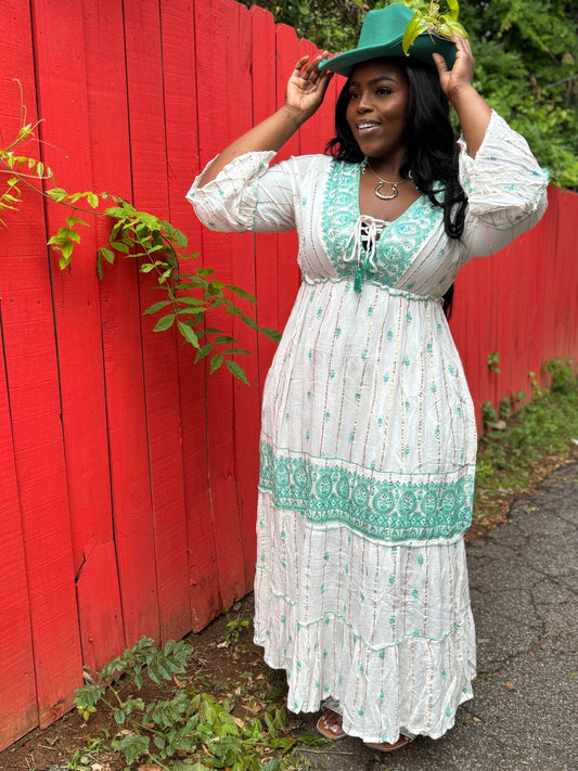 Bohemian Vibes Plus Dresses - House of FaSHUN by Shun Melson