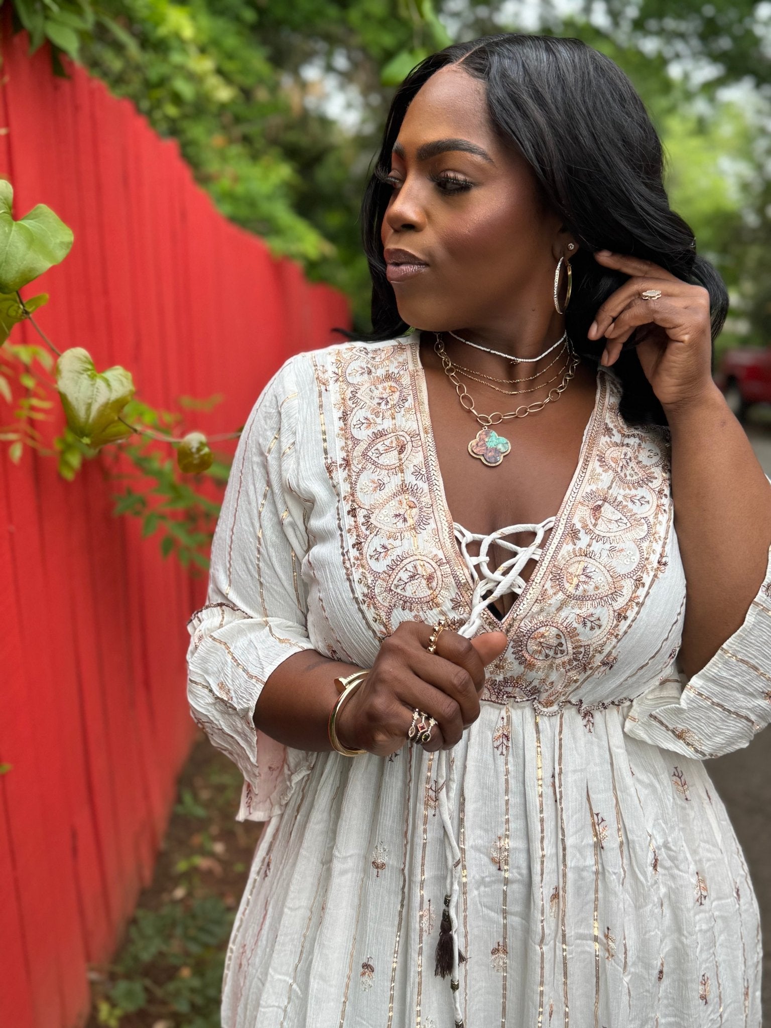 Bohemian Vibes Plus Dresses - House of FaSHUN by Shun Melson