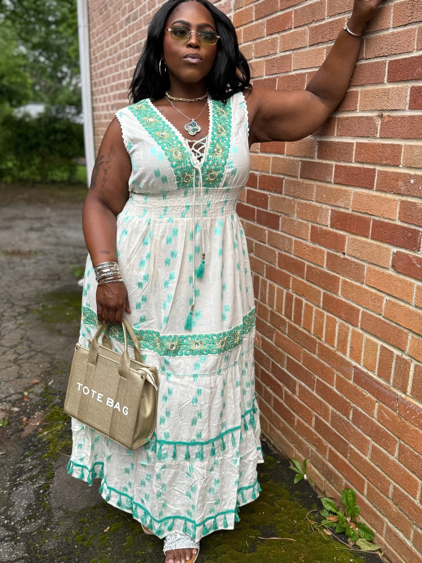 Bohemian Vibes Plus Dresses - House of FaSHUN by Shun Melson