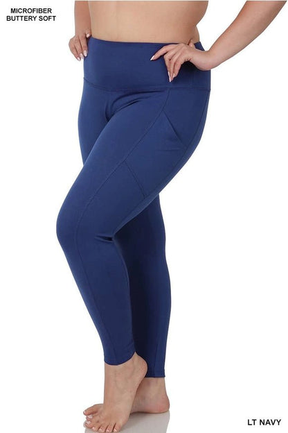 Brushed Pocket Leggings - House of FaSHUN by Shun Melson