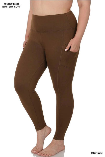 Brushed Pocket Leggings - House of FaSHUN by Shun Melson