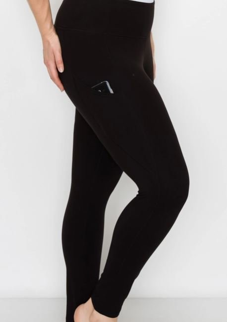 Brushed Pocket Leggings - House of FaSHUN by Shun Melson