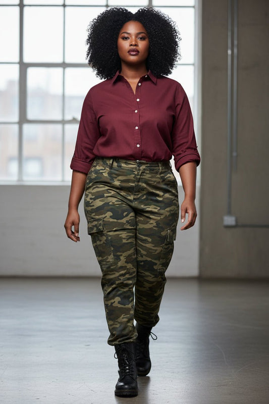 Button Up Blouse/Long Sleeve & Sleeveless - House of FaSHUN by Shun Melson