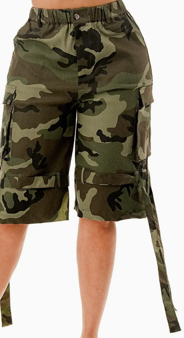 Camo Bow Shorts
