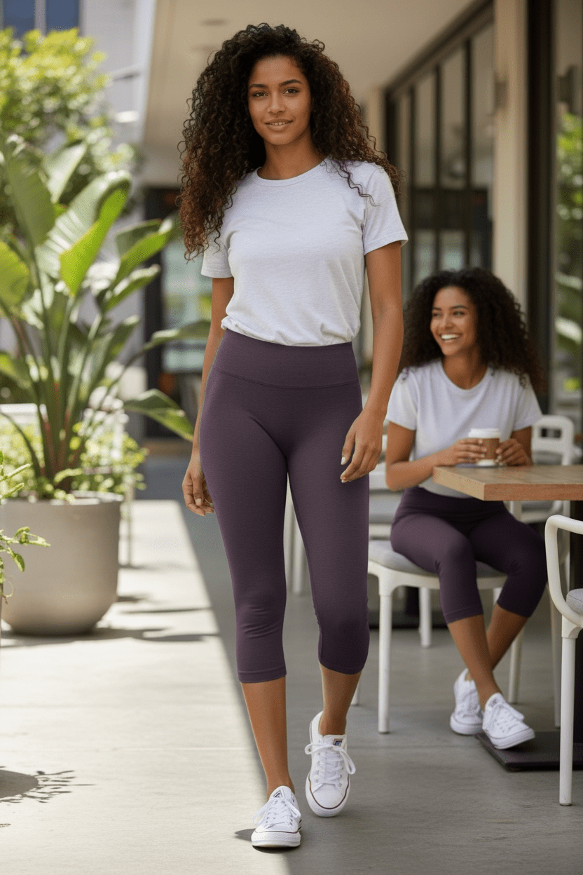 Capri Spandex Leggings - House of FaSHUN by Shun Melson